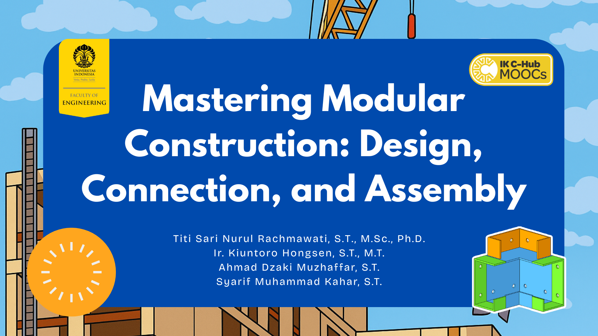 Mastering Modular Construction: Design, Connection, and Assembly CHUB312